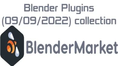 10 ملحقات جديدة من Blender Market في تجميعة واحدة Blender Plugins (09/09/2022) collection