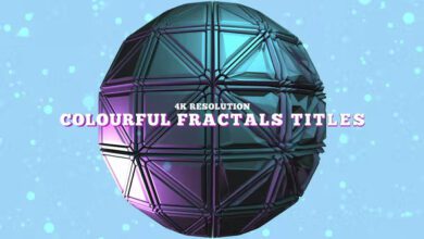 Videohive - Colourful Fractals Titles - 39543440