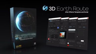 Videohive - 3D Earth Route - 35521921