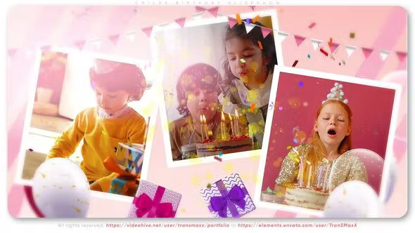 Videohive Childs Birthday Slideshow 39379181