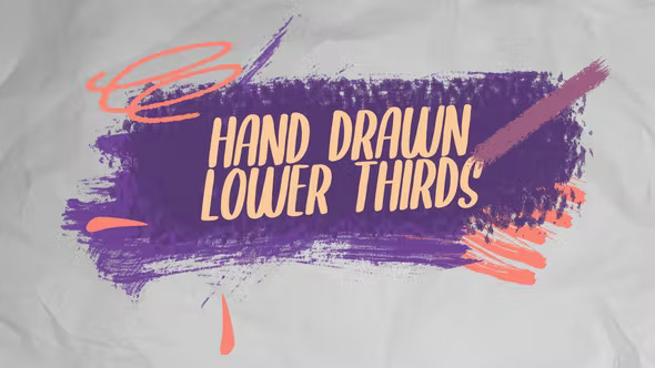 Videohive Hand Drawn Lower Thirds 34764563 Free Download Premiere
