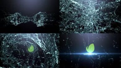 Videohive - Water Splash Logo Reveal 2 - 38827341