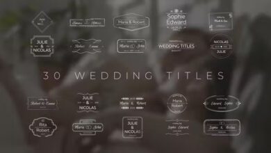 Videohive Wedding Titles MOGRT 37448532