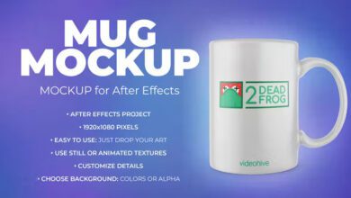 Videohive Mug Mockup Template – Animated Mockup PRO 39523525