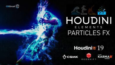 CGCircuit - Houdini Elements - Particles FX