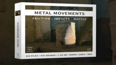 Just Sound Effects – Metal Movements QUAD / STEREO Version