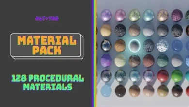 Blender Market - Alt Tab’S 128 Materials Asset Pack