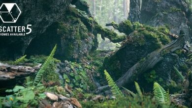 Blender Market - Moss Biome Ground Scatter - 3d Assetkit Pbr