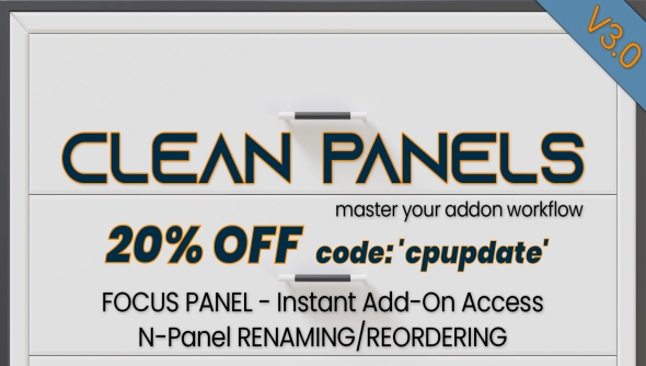 Clean Panels - Blender Market