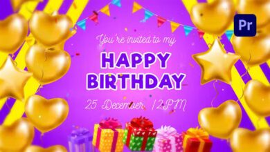 Videohive - Welcome My Birthday || MOGRT - 40071668  - Premiere Pro Templates