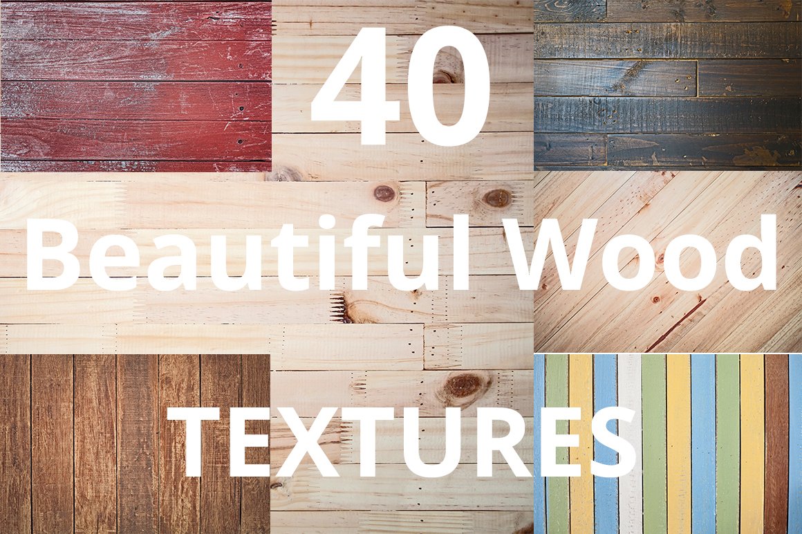 Creative Market – 40 Beautiful Wood Detail