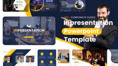 Inpresentation - Business PowerPoint Template CC5K64U