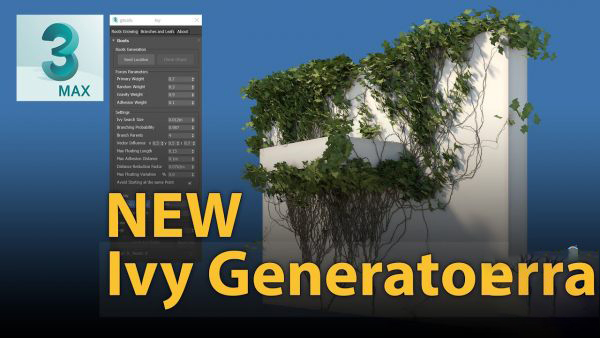 Ivy Generator v0.77 for 3ds Max 2018 2022