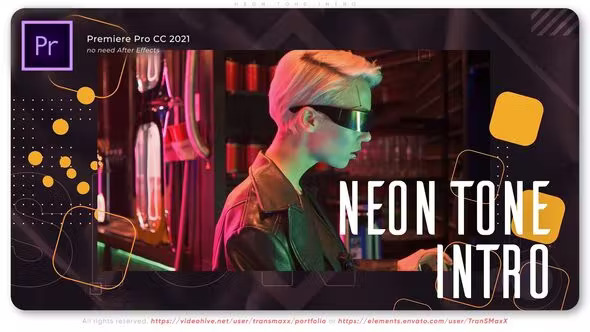 Videohive - Neon Tone Intro - 39984950 - Premiere Pro Templates