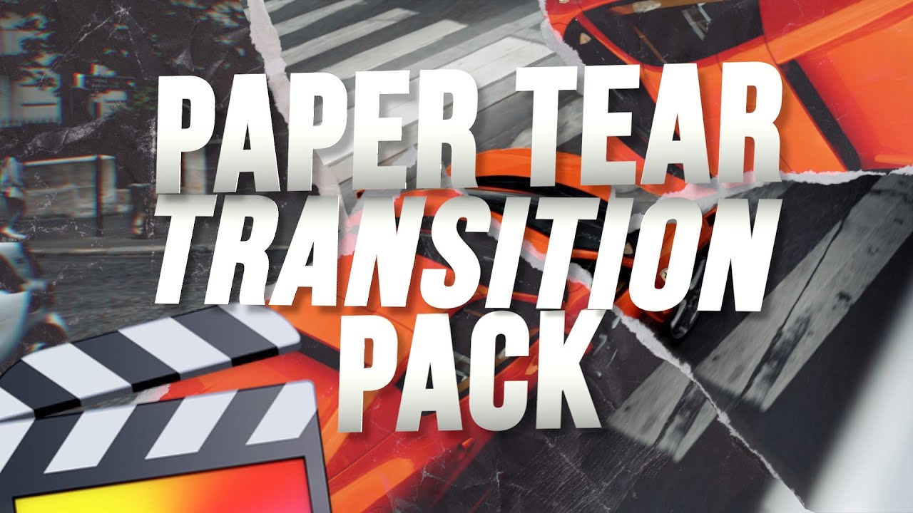 Paper Tear Transitions PACK - Final Cut Pro X