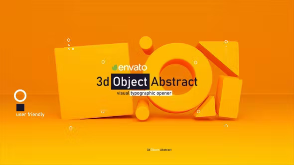 Videohive 3d Object Logo V 0.5 40458515