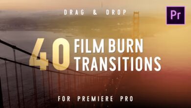 Videohive - Film Burn Transitions - Premiere Pro - 40436201