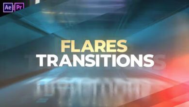 Videohive - Flares Transitions - 40324511 انتقالات مشاعل