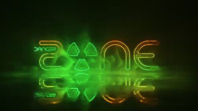 Videohive - Grunge Neon Logo - 40329568