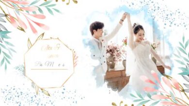 Videohive - Ink Romantic Wedding Slideshow (MOGRT) 40101108 Free Download Premiere Pro Project