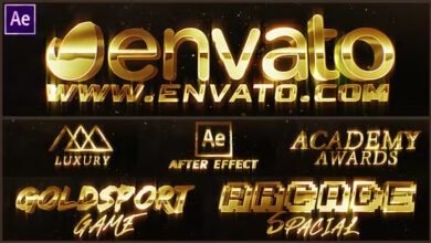 Videohive - Luxury Gold Text Logo Intro - 39781291