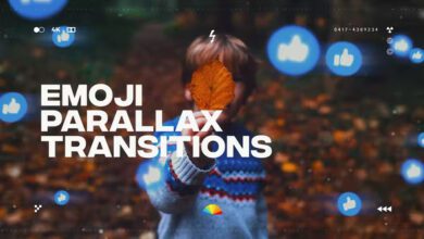 Videohive - Parallax Emoji Transitions - 38885968