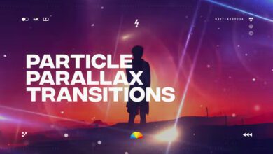 Videohive - Parallax Particle Transitions - 38886214