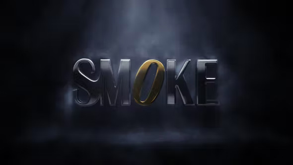 Videohive Smoke Logo 24272581
