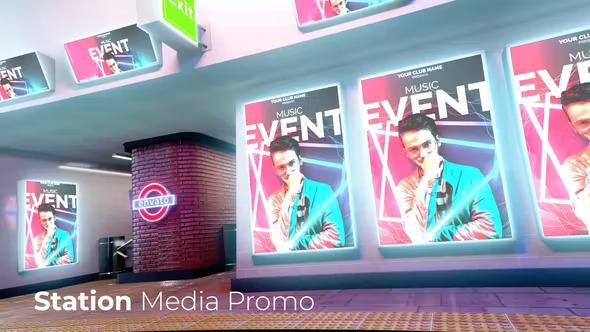 Videohive Subway Station Media Promo 31059179