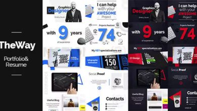 Videohive TheWay – Portfolio & Resume 14666898 Free