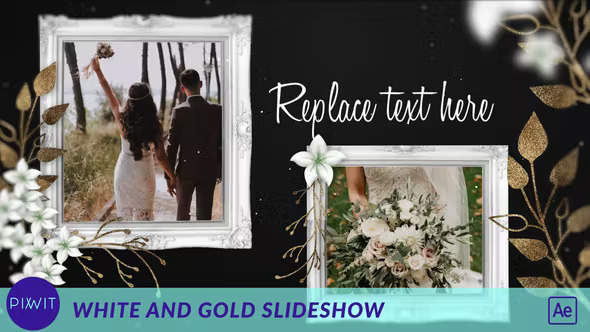 Videohive White and Gold Slideshow 40473618