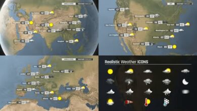 Videohive - World Weather Forecast - Globe ToolKit 40349007