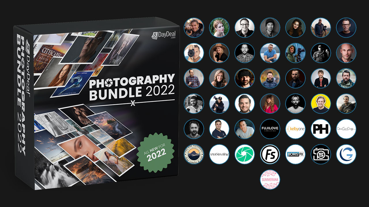 5Daydeal – Photography Bundle 2022 جميع الحزم الابداعية