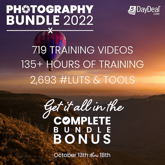 5Daydeal – Photography Bundle 2022 جميع الحزم الابداعية