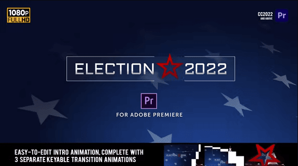 Videohive - Election Essentials | Intro & Transitions | MOGRT for Premiere Pro - 40348664