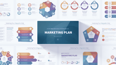 Marketing Plan - PowerPoint Infographics Slides