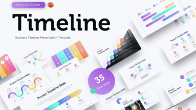 Business Timeline PowerPoint Template AJR5YDE