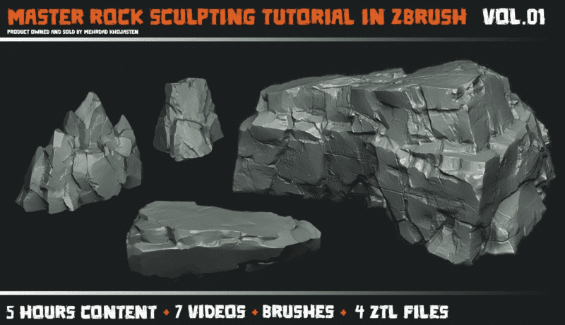 Mastering Rock Sculpting Tutorial In Zbrush