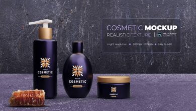 Realistic Mockup - Luxury Packaging Cosmetic 97NKFEE