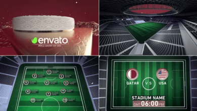Videohive - World Soccer Qatar 2022 Al Thumama Stadium 40950063