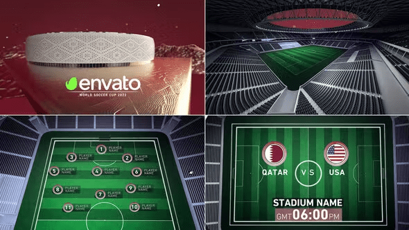 Videohive World Soccer Qatar 2022 Al Thumama Stadium 40950063