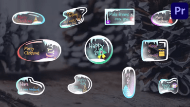 Videohive - Xmas Ice Bubbles Titles for Premiere Pro - 40901755