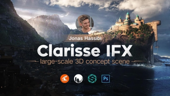Wingfox – Clarisse IFX 3D Large Scale Concept Art Creation with Jonas Hassibi