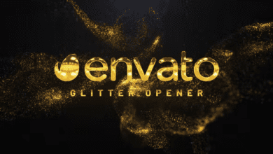 Videohive - Gold Glitter Opener - 40246285