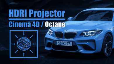 Cinema4D Octane Hdri Projection