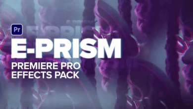 Videohive - E-Prism Digital Lenses MOGRTS for Premiere Pro - 40632998