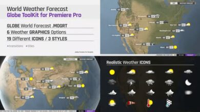 Videohive - World Weather Forecast - Globe ToolKit for Premiere Pro - 40648606