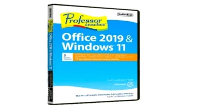 البرنامج الرائع لتعلم الويندز والاوفيس بطريقة عصرية سهلة مفعل كاملProfessor Teaches Office 2019 & Windows 11 v1.0