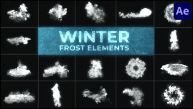 Videohive - Winter Frost Elements for After Effects 42180452