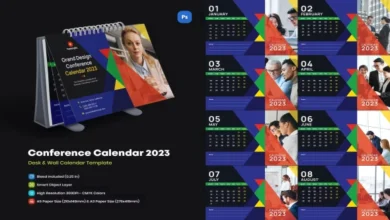 Business Conference Calendar 2023 RJA5HVF